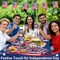 243Pcs 4th of july Decorations- Serve 30 - 250th Anniversary American Flag Patriotic Party Supplies Set Tablecloth Napkins Plates Cups Red White Blue Spoons Knife Forks Banner Straws Independence Day